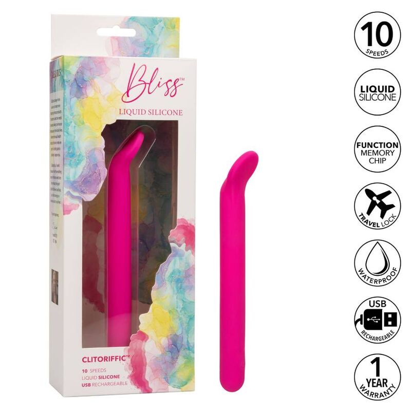 VIBRATORE RICARICABILE, SILICONE LIQUIDO, 10 MODALITÀ VIBRAZIONE
