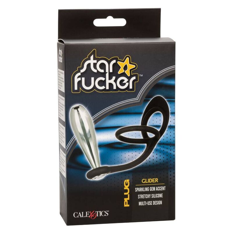 PLUG ANALE CON ANELLO PENE E PLUG STAR FUCKER GLIDER