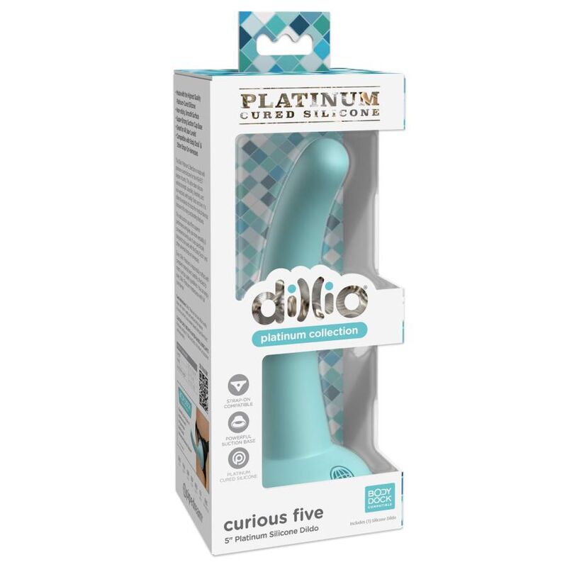 DILLIO - CURIOUS FIVE DILDO VERDE 12,7 CM
