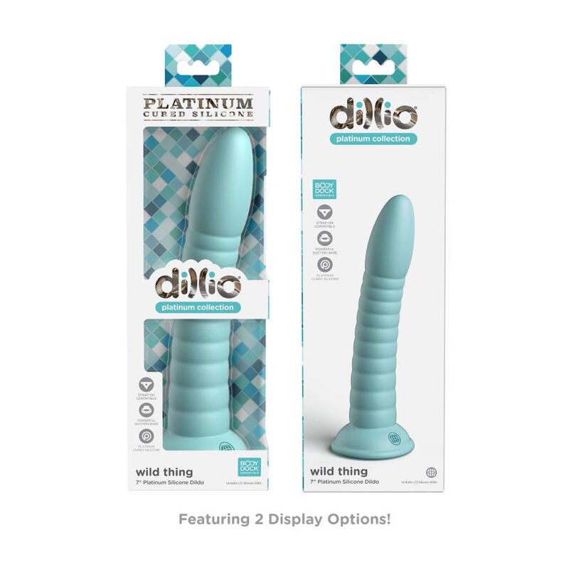 DILLIO - WILD THING DILDO VERDE 17,78 CM