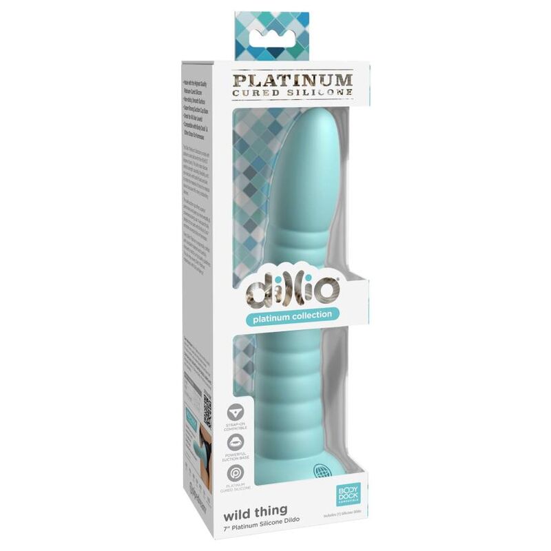 DILLIO - WILD THING DILDO VERDE 17,78 CM
