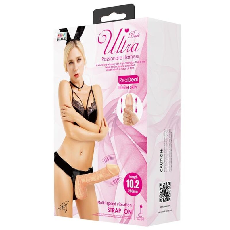 BAILE - ULTRA PASSIONATE HARNESS 26 CM NUDE