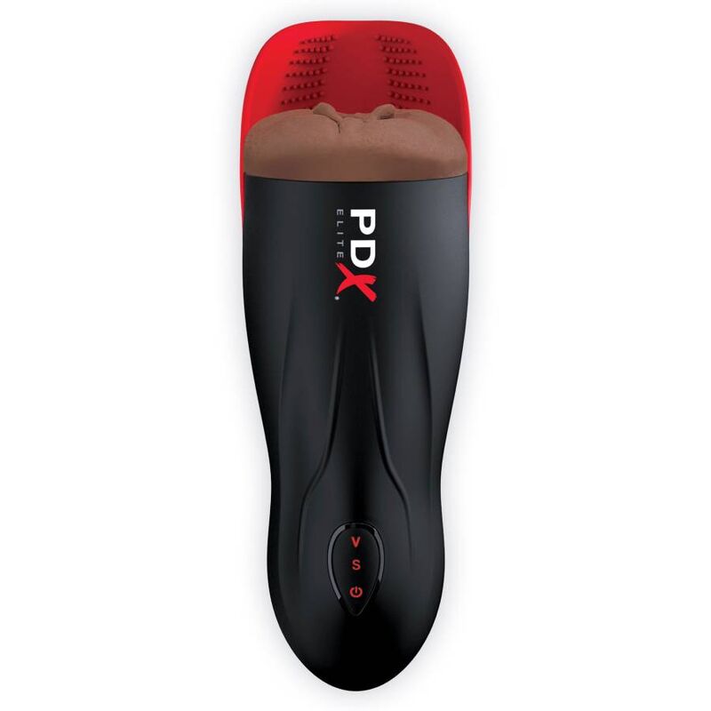 PDX ELITE - FUCK-O-MATIC 2 MASTURBATORE CON ASPIRAZIONE E VIBRAZIONE CON BASE PER TESTICOLI