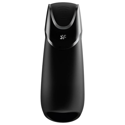 SATISFYER - MEN VIBRATION+ MASTURBATORE VIBRANTE CON APP NERO