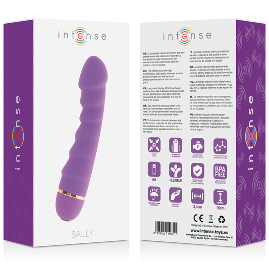 INTENSE - SALLY VIBRATORE 20 MODALITA' SILICONE LILLA