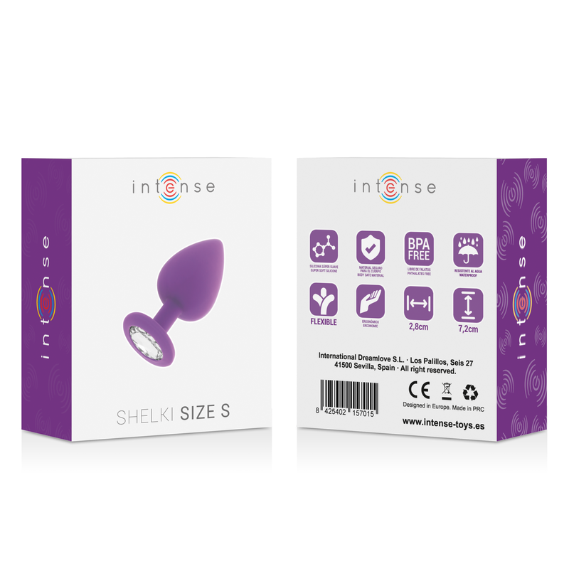 INTENSE - SHELKI  PLUG ANALE  MISURA S LILLA