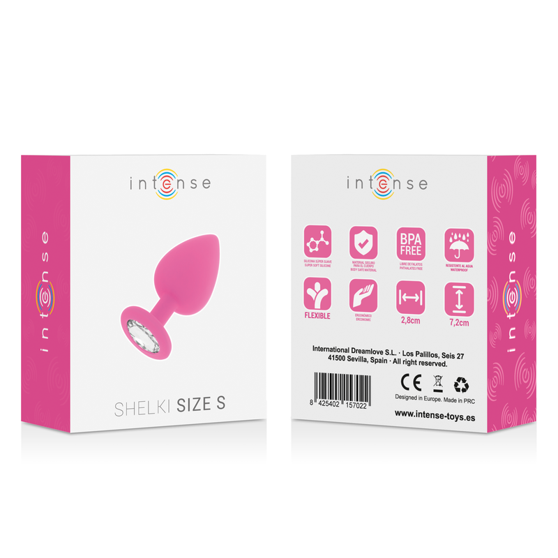 INTENSE - SHELKI  PLUG ANALE  MISURA S FUCSIA