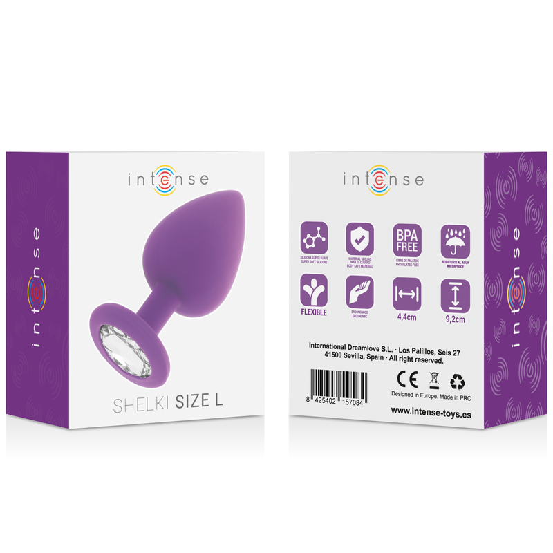 INTENSE - SHELKI  PLUG ANALE  MISURA L LILLA