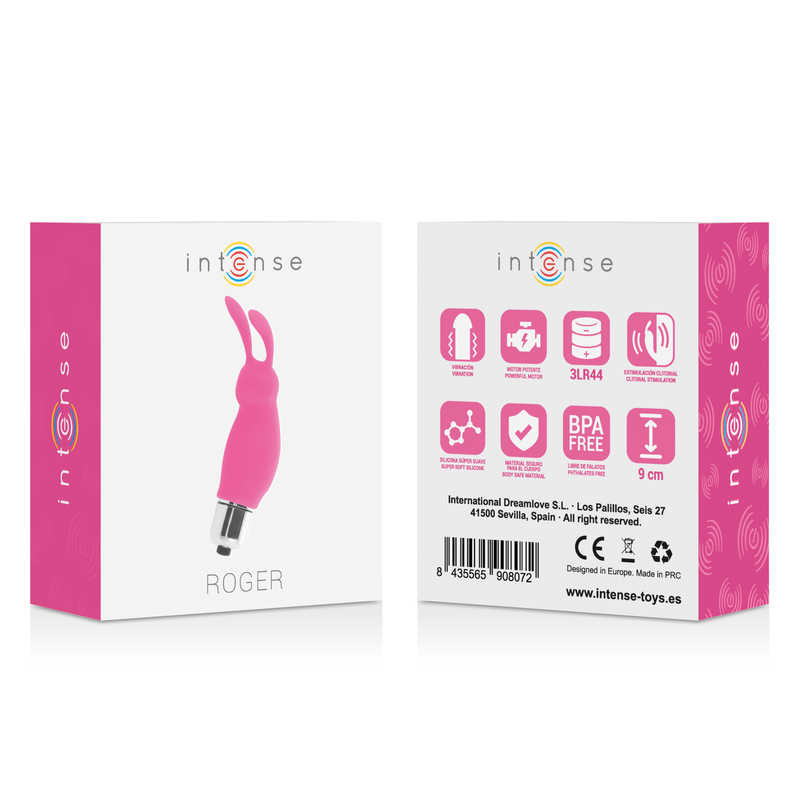 INTENSE - ROGER MINI VIBRATORE RABBIT ROSA