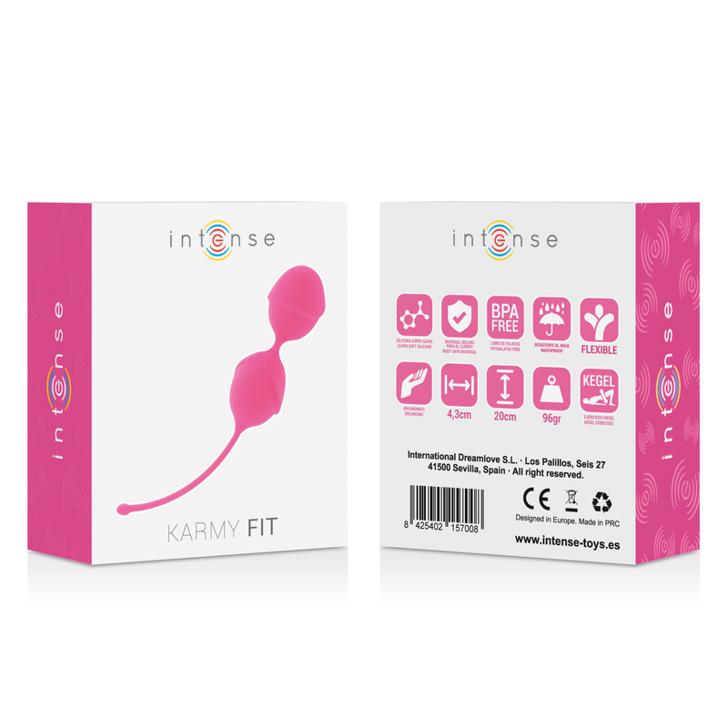 INTENSE - KARMY FIT PALLINE DI KEGEL IN SILICONE FUCSIA
