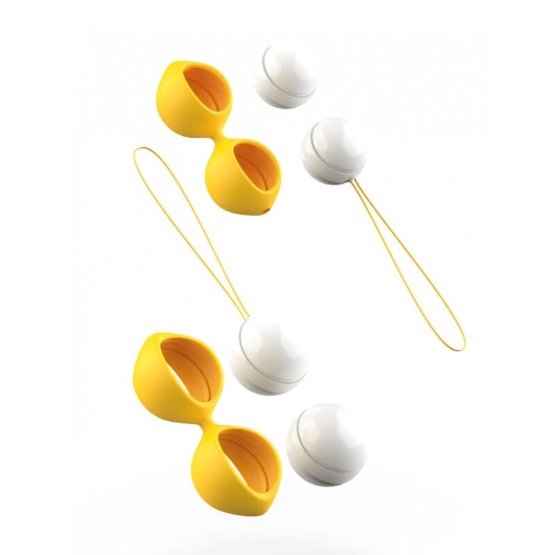 B SWISH - BFIT  PALLINE ALLENAMENTO PELVICO 4 PESI GIALLO