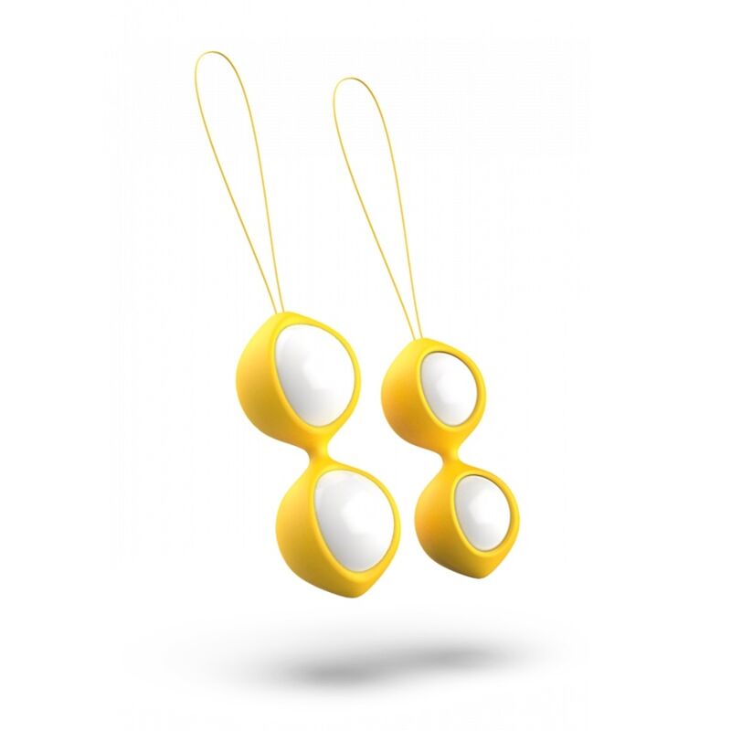 B SWISH - BFIT  PALLINE ALLENAMENTO PELVICO 4 PESI GIALLO