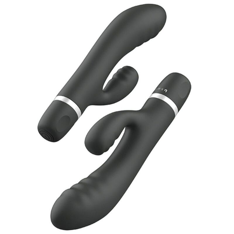 VIBRATORE CON STIMOLATORE CLITORIDEO, SILICONE MORBIDO, 5 MODALITÀ DI VIBRAZIONE