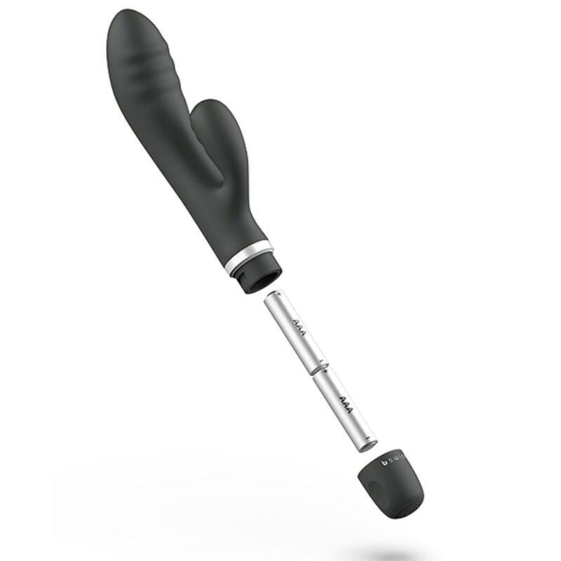 VIBRATORE CON STIMOLATORE CLITORIDEO, SILICONE MORBIDO, 5 MODALITÀ DI VIBRAZIONE