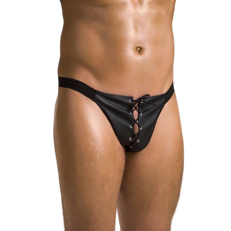 PASSION - 044 BEN SLIP APERTO NERO L/XL