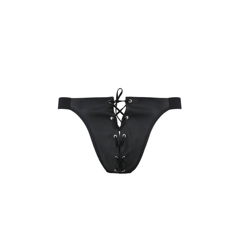 PASSION - 044 BEN SLIP APERTO NERO L/XL