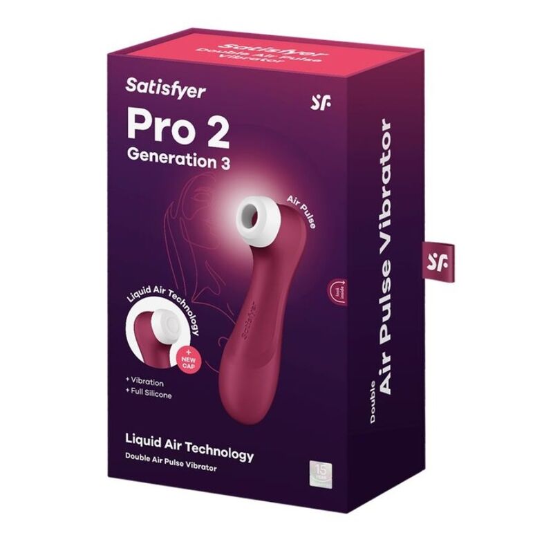 SATISFYER - PRO 2 GENERATION 3 SUCCHIA CLITORIDE AIR PULSE
