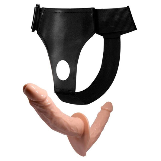 HARNESS STRAP-ON CON DILDO DOPPIA ESTREMITÀ ULTRA PASSIONATE