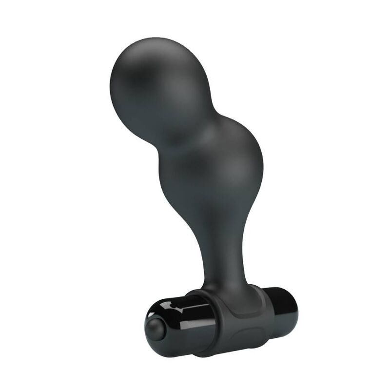 MR PLAY - PLUG ANALE VIBRANTE IN SILICONE NERO