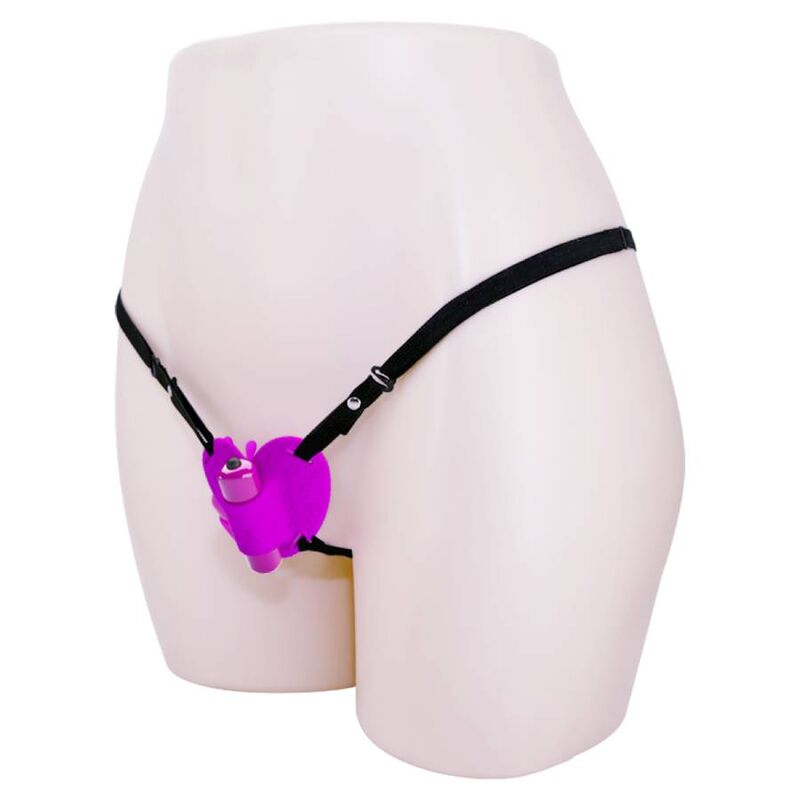 PRETTY LOVE - MASSAGGIATORE CLITORIDEO HEARTBEAT  10 FUNZIONI VIOLA