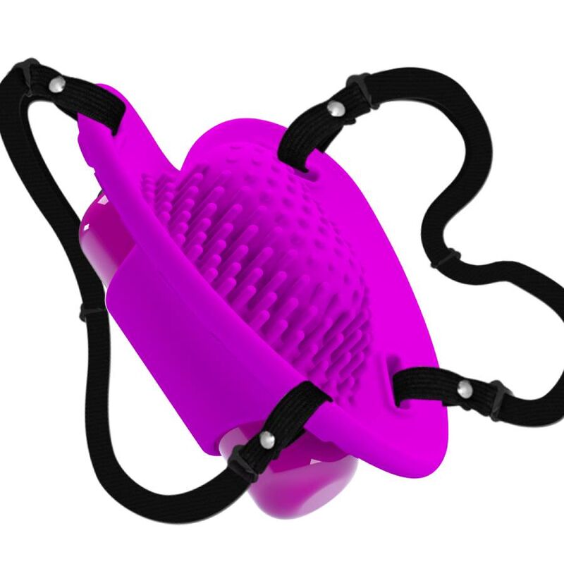 PRETTY LOVE - MASSAGGIATORE CLITORIDEO HEARTBEAT  10 FUNZIONI VIOLA