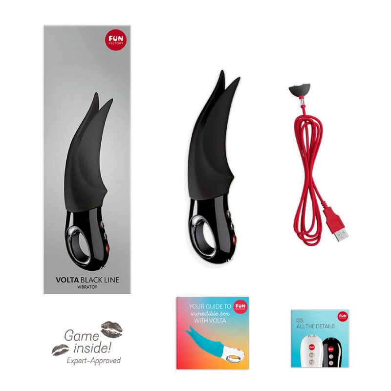 FUN FACTORY - VOLTA G5 VIBRATORE CLITORIDEO NERO