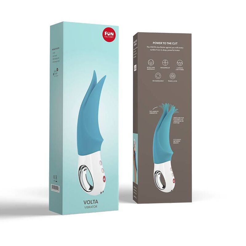 FUN FACTORY -  VOLTA G5 VIBRATORE CLITORIDEO VERDE