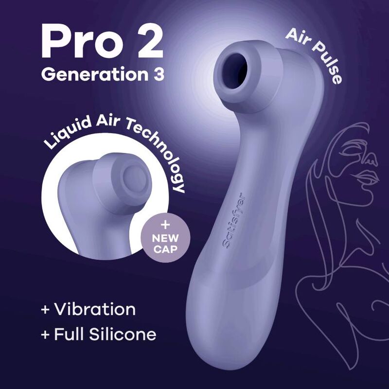 SATISFYER - PRO 2 GENERATION 3 SUCCHIA CLITORIDE AIR PULSE