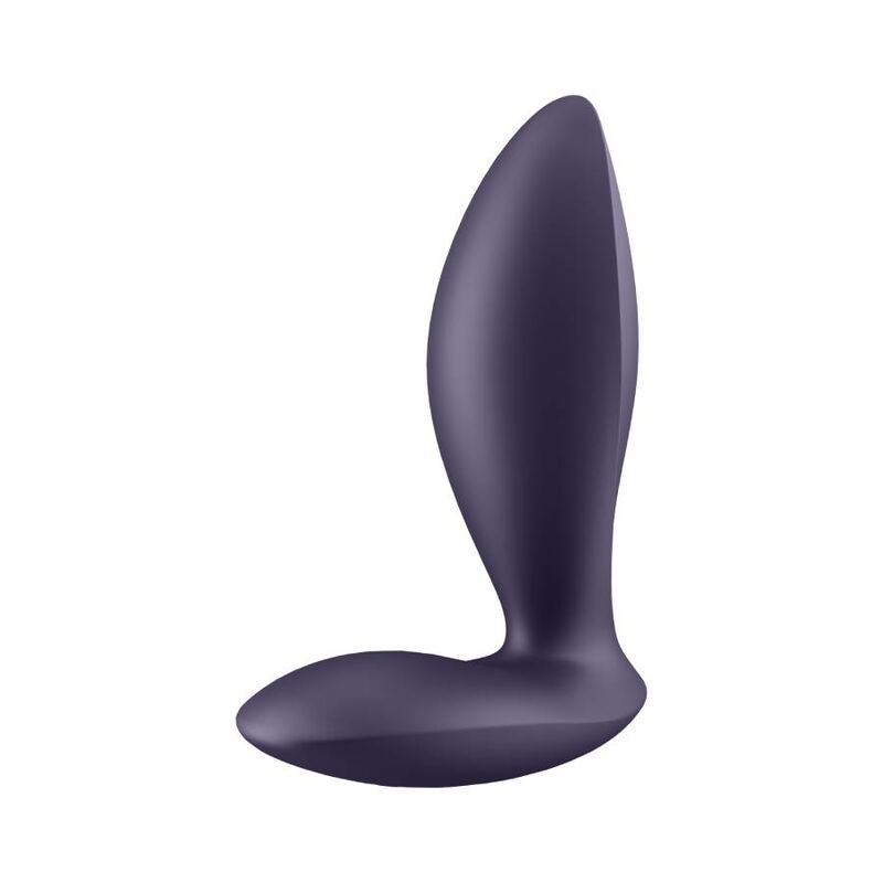 SATISFYER - POWER PLUG ANALE VIBRANTE CON APP VIOLA