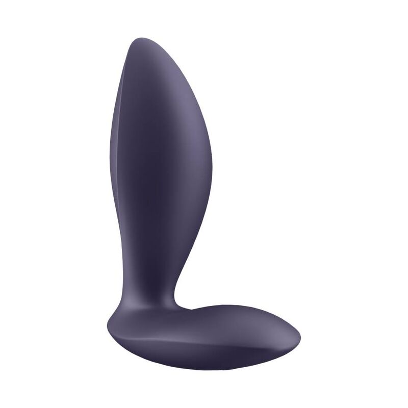 SATISFYER - POWER PLUG ANALE VIBRANTE CON APP VIOLA