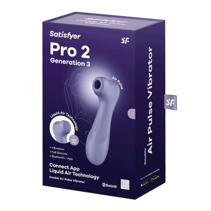 SATISFYER - PRO 2 GENERATION VIBRATORE SUCCHIA CLIRTORIDE CON BLUETOOTH E APP
