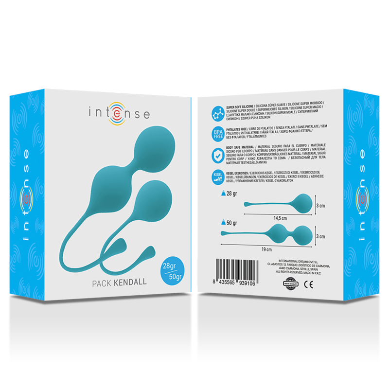INTENSE - KENDALL SET PALLINE DI KEGEL BLU