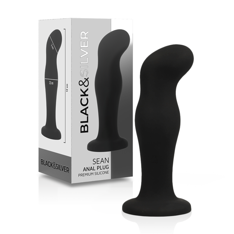 PLUG ANALE IN SILICONE PREMIUM SEAN NERO