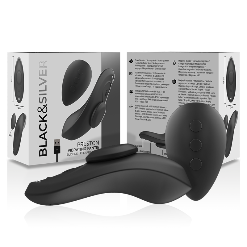 VIBRATORE PANTY RICARICABILE, TELECOMANDO DISCRETO, 9 MODALITÀ VIBRAZIONE