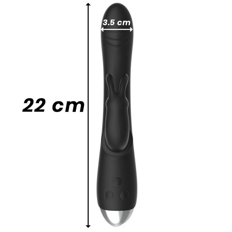 VIBRATORE DOPPIA STIMOLAZIONE, FLESSIBILE E IMPERMEABILE, 10 MODALITÀ VIBRAZIONE