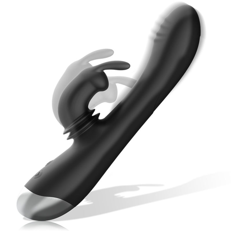 VIBRATORE DOPPIA STIMOLAZIONE, FLESSIBILE E IMPERMEABILE, 10 MODALITÀ VIBRAZIONE