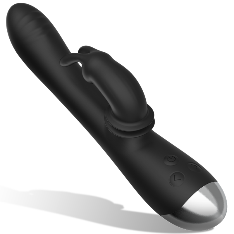 VIBRATORE DOPPIA STIMOLAZIONE, FLESSIBILE E IMPERMEABILE, 10 MODALITÀ VIBRAZIONE