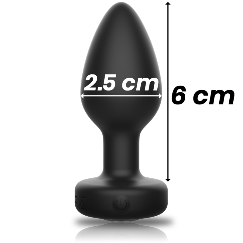 PLUG ANALE VIBRANTE, TELECOMANDATO, SILICONE PREMIUM