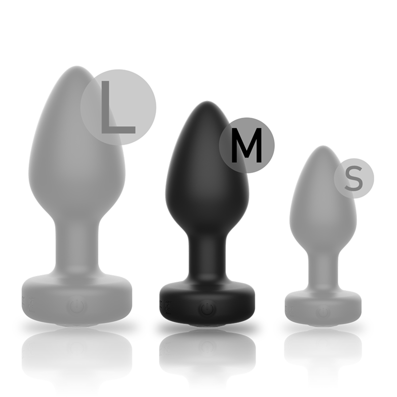 PLUG ANALE VIBRANTE, TELECOMANDATO, SILICONE PREMIUM