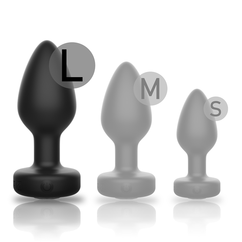 PLUG ANALE VIBRANTE, TELECOMANDATO, SILICONE PREMIUM