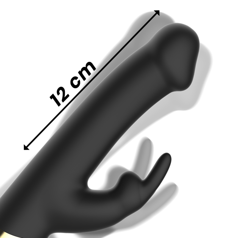 IBIZA - VIBRATORE CON RABBIT E ROTAZIONE IN SILICONE