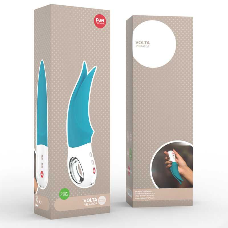 FUN FACTORY -  VOLTA G5 VIBRATORE CLITORIDEO VERDE
