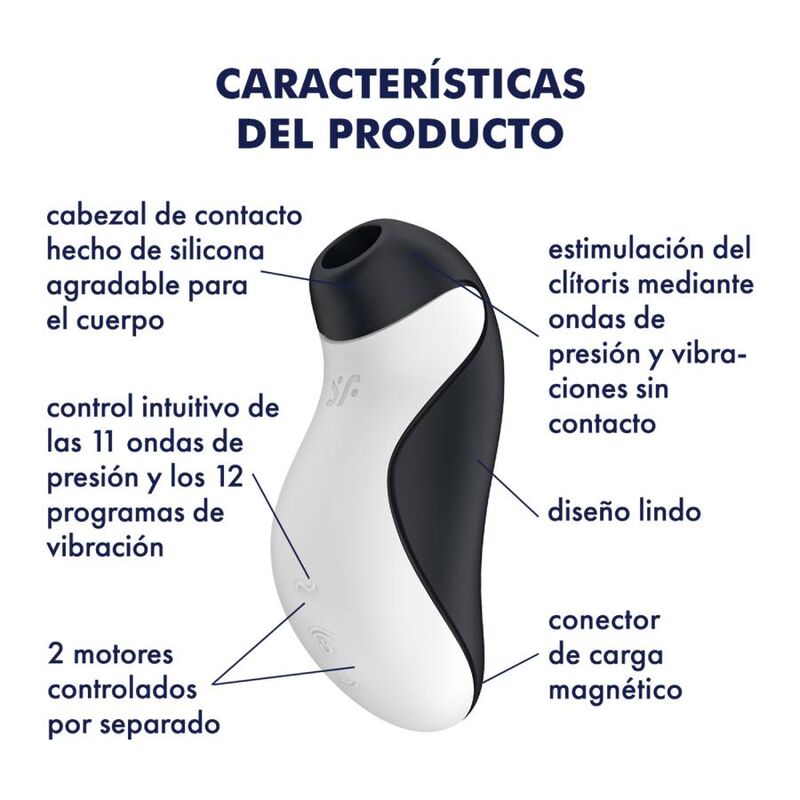 SATISFYER - ORCA VIBRATORE SUCCHIA CLITORIDE AIR PULSE