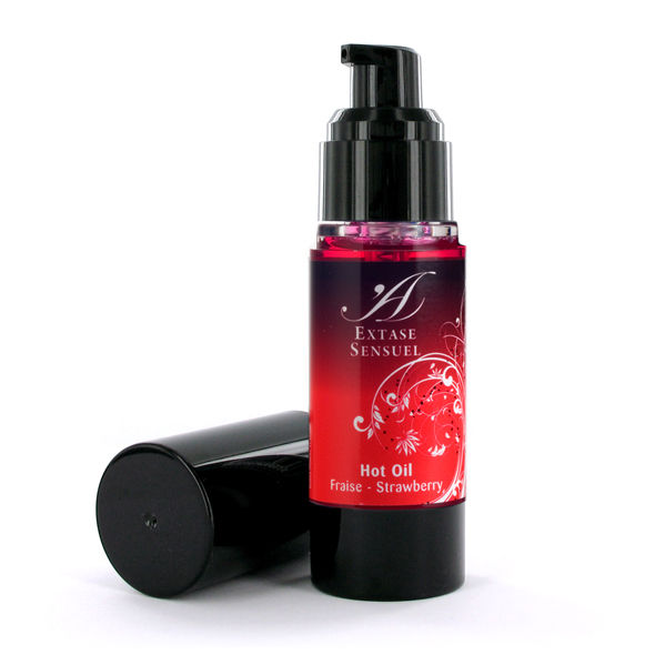 EXTASE SENSUAL - OLIO DA MASSAGGIO STIMOLANTE EFFETTO CALORE ALLA FRAGOLA 30 ML