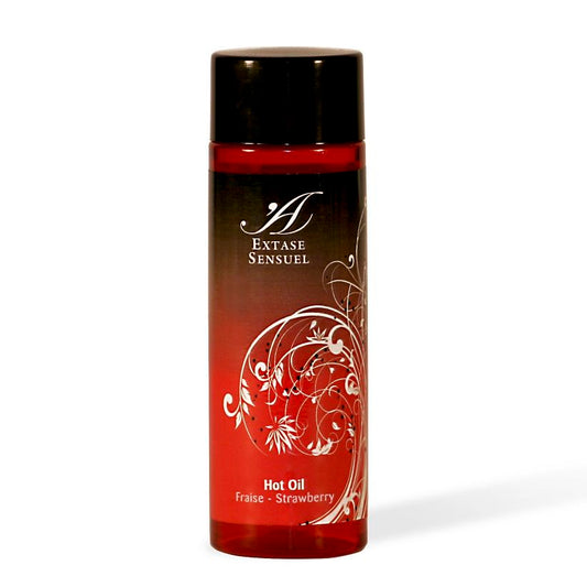 EXTASE SENSUAL - OLIO STIMOLANTE EFFETTO CALORE ALLA FRAGOLA 100 ML