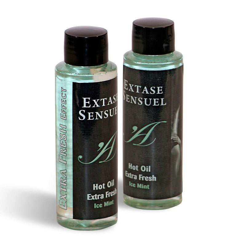 EXTASE SENSUAL - OLIO DA MASSAGGIO AROMA ICE MINT CON EFFETTO RINFRESCANTE 100 ML