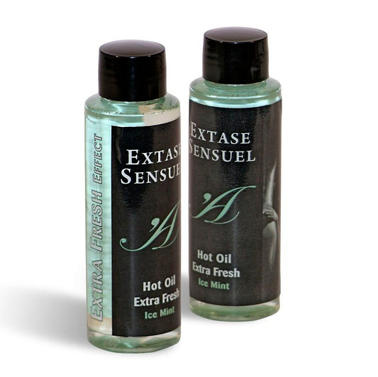 EXTASE SENSUAL - OLIO DA MASSAGGIO AROMA ICE MINT CON EFFETTO RINFRESCANTE 100 ML