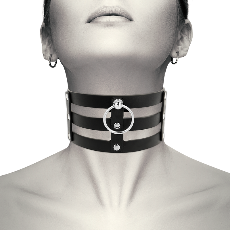 COQUETTE CHIC DESIRE - CHOKER IN PELLE VEGANA STILE FETISH
