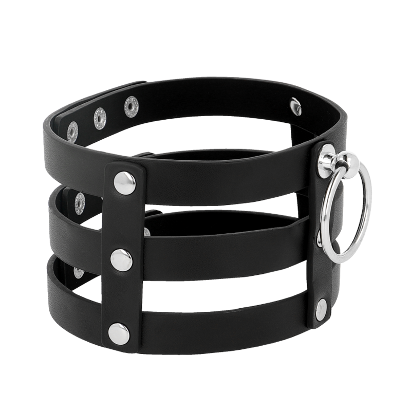COQUETTE CHIC DESIRE - CHOKER IN PELLE VEGANA STILE FETISH