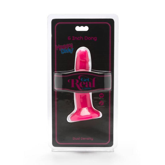 GET REAL - HAPPY DICKS DILDO 12 CM ROSA